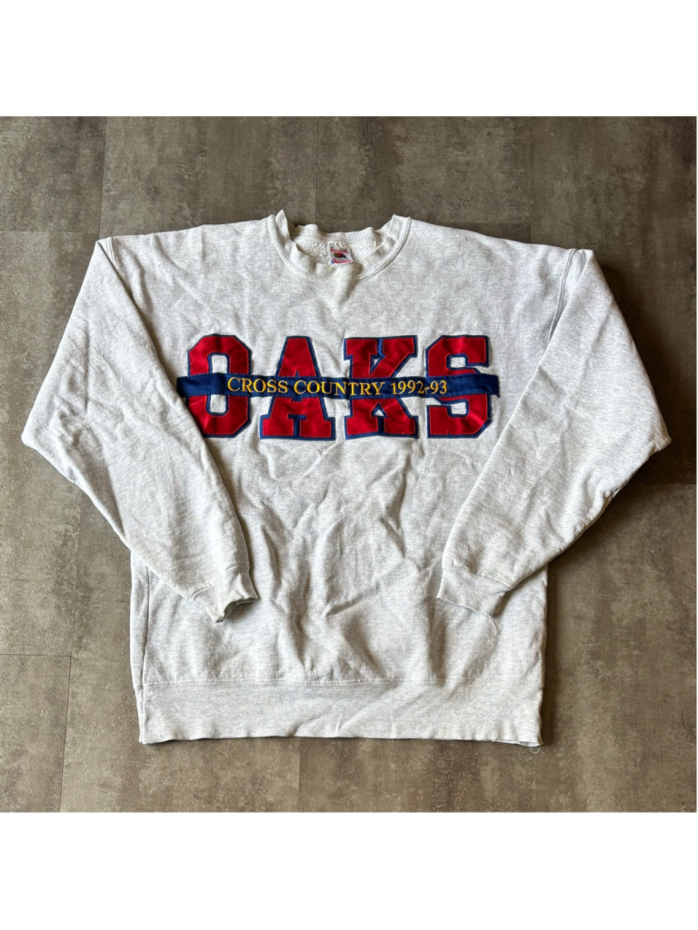 Vintage OAKS Cross Country Sweatshirt Mens XL Made in USA